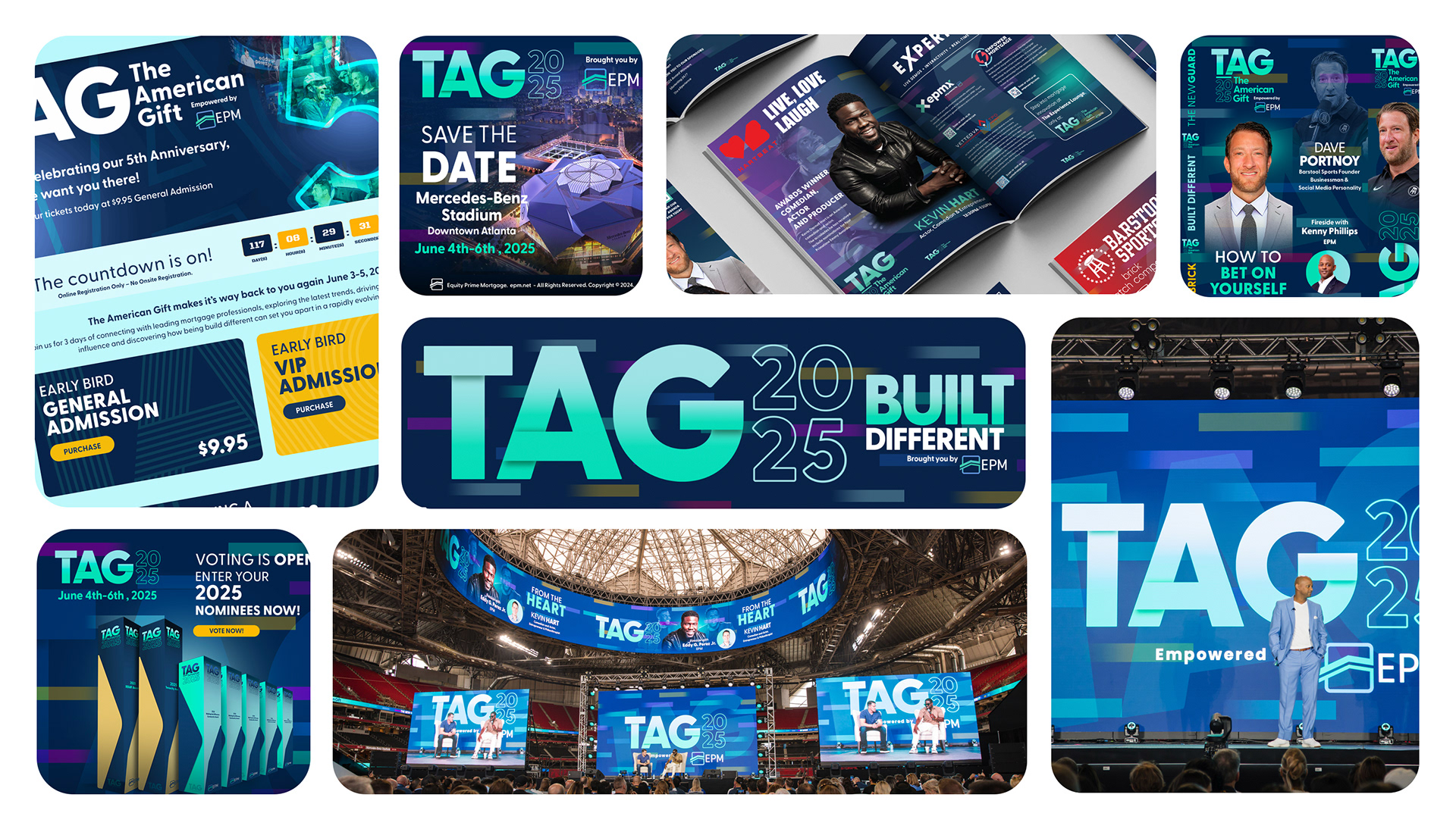 TAG Conference campaign and live-event identity system